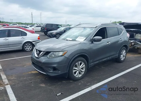2015 Nissan Rogue Sv from USA, damaged, VIN 5N1AT2MT2FC840733